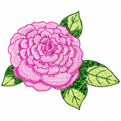 Flowers And Tree Embroidery Design 2